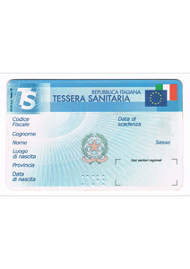 Медицинская <br />
карта Tessera sanitaria